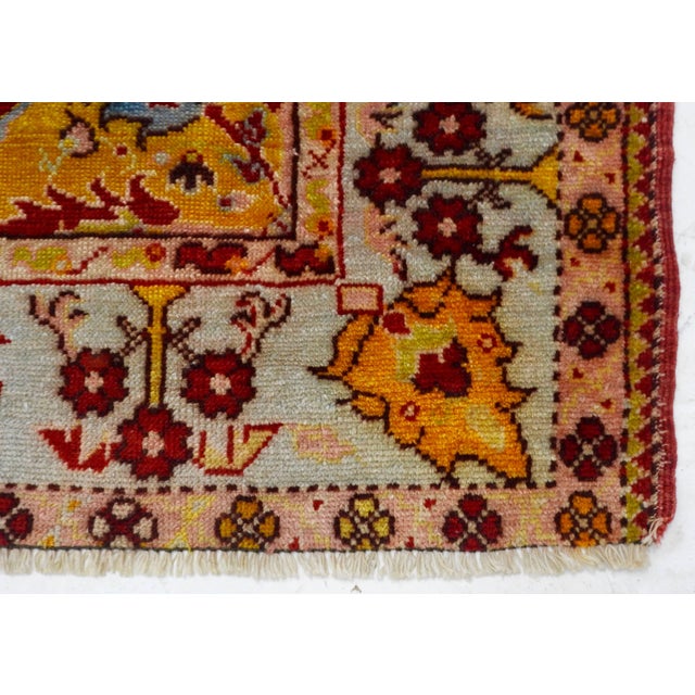 Mid-20th Century Turkish Oushak Rug For Sale In Nashville - Image 6 of 9
