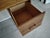 Desk - 2 File Cabinets + Desktop Walnut Wood Portable 3 Pc Retro Wooden Desk Euc For Sale - Image 12 of 13