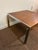 Mid-Century Modern Electa Stow Davis Walnut and Chrome Coffee Table For Sale - Image 6 of 8