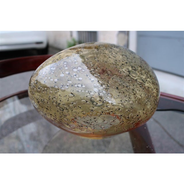 Pulegoso Murano Glass Table Lamp from Veart, 1970 For Sale - Image 12 of 12