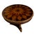 1990s Maitland Smith Spiro Inlaid Mahogany Regency Center Table 41x41" For Sale - Image 9 of 15