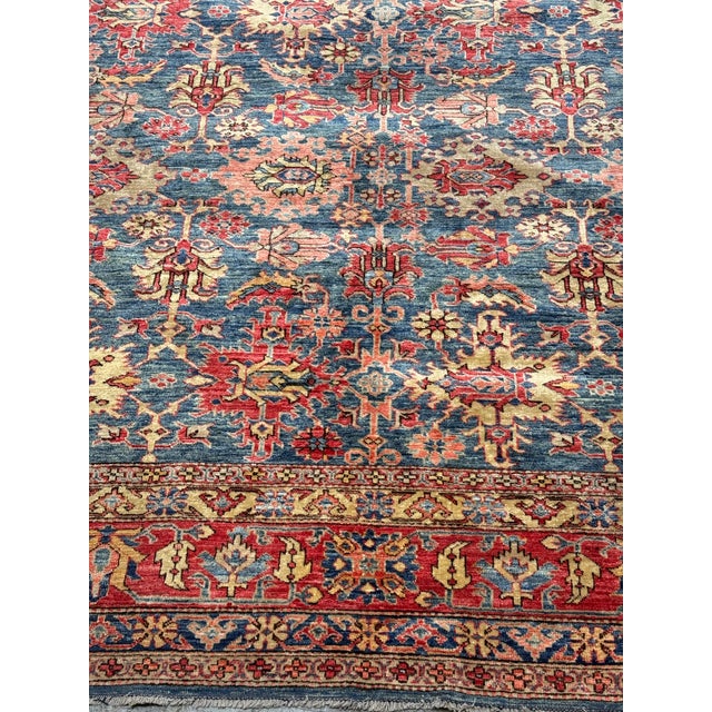 Late 20th Century 9ft3in × 12ft Persian Wool Area Rug For Sale - Image 5 of 12