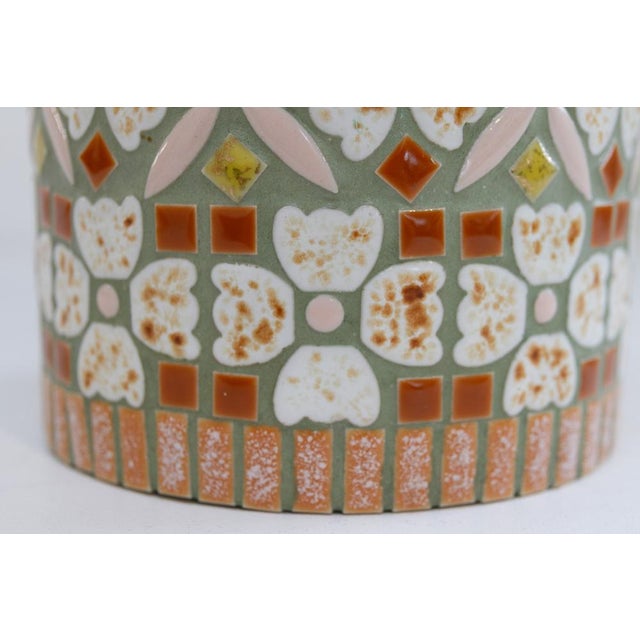 Swedish Folk Art Mosaic Vase, 1970s For Sale - Image 10 of 16