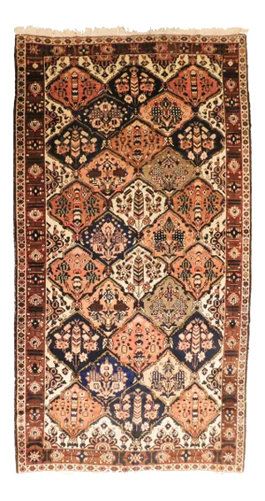 Antique Hand Knotted Persian Rug- 5'9"x 10'9"