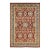 Mogul, One-of-a-Kind Hand-Knotted Area Rug in Red, 6' 1" x 9' 0" For Sale