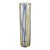 Vintage Attributed Murano Art Glass Striped Ribbon Motif Cylindrical Tube Vase For Sale
