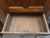 Wood Antique French Country Knotty Pine Bonnetière Armoire With Diamond Carvings, Late 18th Century For Sale - Image 7 of 11