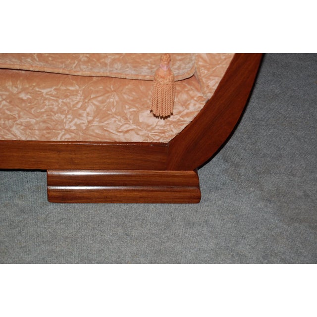 Brown Art Deco Rosewood Daybed, 1930s For Sale - Image 8 of 13