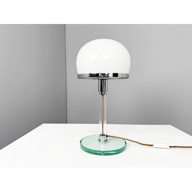 Bauhaus Table Lamp by Carl Jacob Jucker for Imago DP, Italy, 1960s For Sale - Image 11 of 11