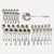 1930s Vintage French Japonais Silver-Plated Flatware Service from Christofle, France, 1930s, Set of 37 For Sale - Image 5 of 14