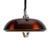 Red Red Metallic and Chrome Pendant Lamp, 1970s For Sale - Image 8 of 8