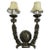 Large Neo Gothic Style Cast Iron Two Arms Wall Sconce For Sale - Image 10 of 10