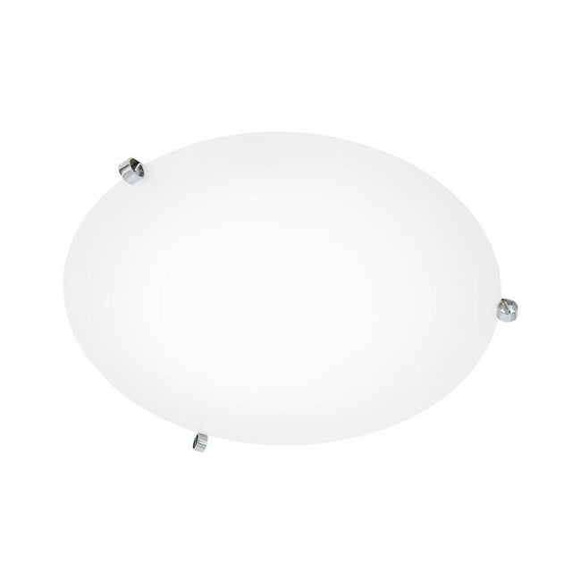 Ögla Ceiling Lamp in Chrome and Opal Acrylic from Konsthantverk Tyringe 1 For Sale - Image 4 of 7