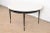 Mid-Century Modern Paul McCobb Irwin Collection Black Lacquer and Brass Round Dining Table or Game Table, Newly Refinished For Sale - Image 3 of 10