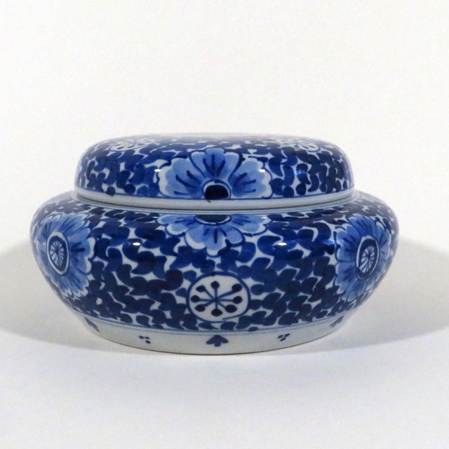 Delft Delft Porceleyne Fles Jewelry Jar For Sale - Image 4 of 8