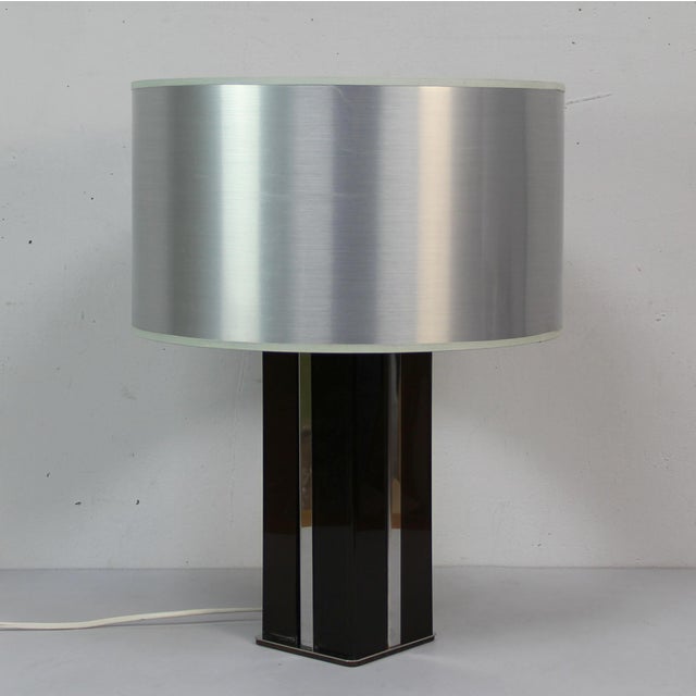 Vintage Table Lamp in Chrome Plating, 1970s For Sale - Image 4 of 7