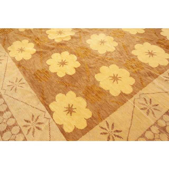 Modern Transitional Wool and Silk Rug with Classic Florals by Doris Leslie Blau For Sale - Image 4 of 8