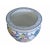 Chinoiserie Vintage Chinoiserie Porcelain Orchid Cachepot Fishbowl Planter For Sale - Image 3 of 7