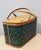 American 1970s American Woven Green Wicker Weave Picnic Basket For Sale - Image 3 of 9