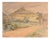 Heinrich Pforr, Hanstein Castle with the Village of Rimbach, Thuringia, 1936, Watercolor For Sale