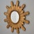 Brass Large Vintage Spanish Wood Framed Sunburst Mirror For Sale - Image 8 of 8