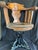 Brown Cast Iron and Oak Captains Chair For Sale - Image 8 of 13