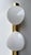 Contemporary Pair of White Murano Glass and Brass Sconces, Italy - a Pair For Sale - Image 12 of 15