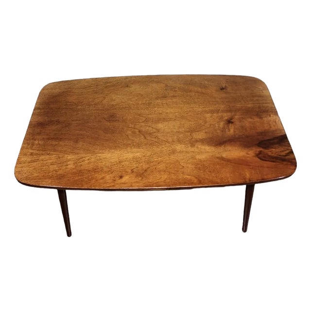 1950s Mid Century Modern Teak Side Table For Sale