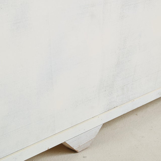 Brown Lacquered Demilune Credenza with Brass Details Attributed to Mario Sabot For Sale - Image 11 of 11