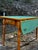 Vintage 1930's / 40's Mint Green Enamel Top Farmhouse Kitchen Table For Sale - Image 4 of 8