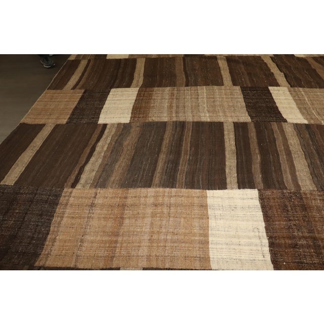 A large 20th century Persian Kilim Details rug no. j4352 size 11' 10" x 13' (361 x 396 cm Kilims, primarily refer to a...