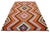 Hand Woven Vintage Turkish Kilim Rug Flat Weave Area Rug Living Room Decor- 5′10″ × 9′3″ For Sale - Image 4 of 12