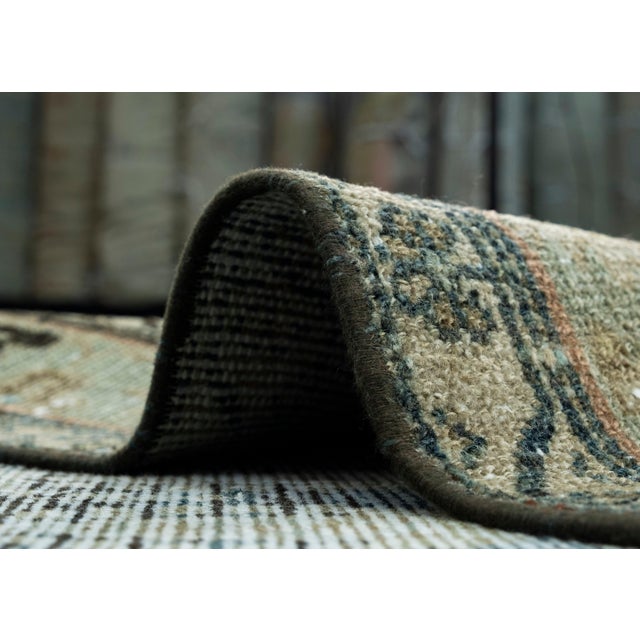 Textile Turkish Vintage Rug 4'3" x 6'4" #17804 For Sale - Image 7 of 8