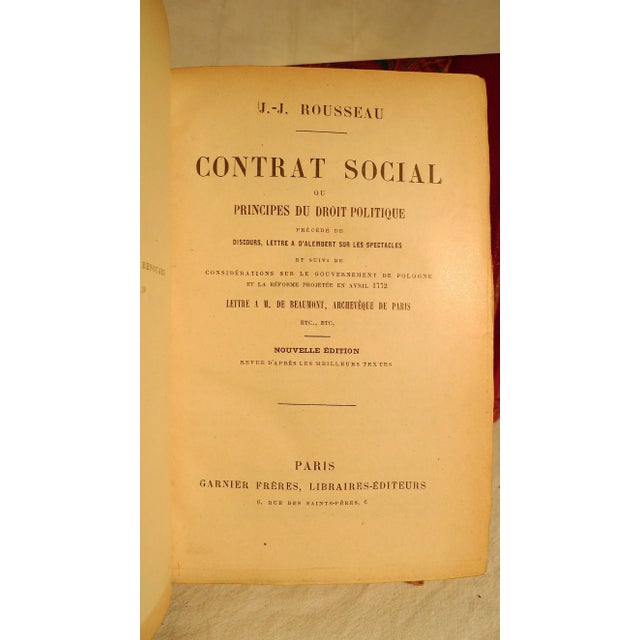 Late 19th Century Leather Volumes, French Age of Enlightenment & Drama - 18 Books For Sale - Image 10 of 13