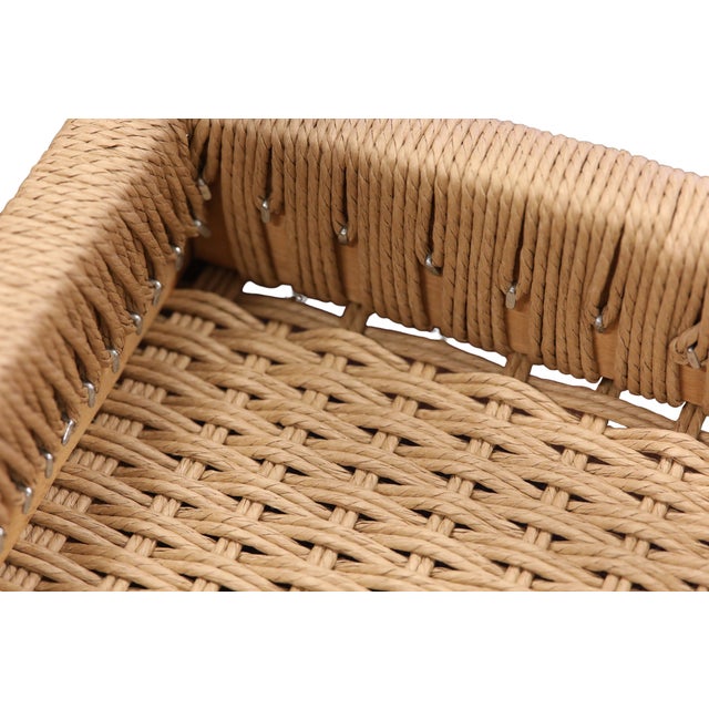 Danish Chairs in Teak with Wicker Seat, 1960s, Set of 4 For Sale - Image 4 of 18