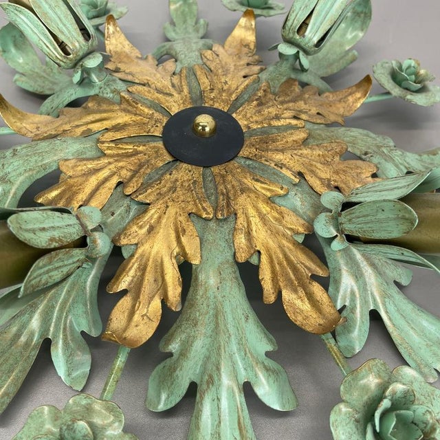Large Florentiner Theatre Ceiling Light from Banci Firenze, Italy, 1970s For Sale - Image 10 of 18