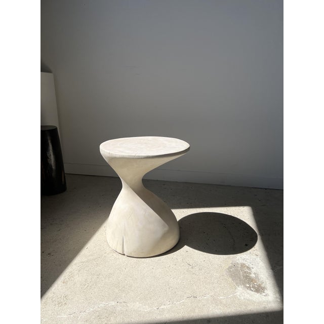 Contemporary Vintage Side Table in Wood, 2010s For Sale - Image 3 of 18