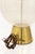 This table lamp combines mid century charm with artisanal craftsmanship, featuring a clear threaded glass sphere that...