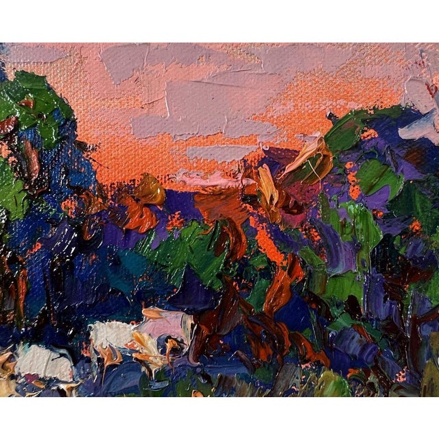 2020s Oil Painting Forest Evening Oksana Ivanyuk For Sale - Image 5 of 8