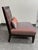 Bright Chair Furniture Lorin Raspberry Red Silk Chair + Lumbar Pillow For Sale - Image 9 of 12