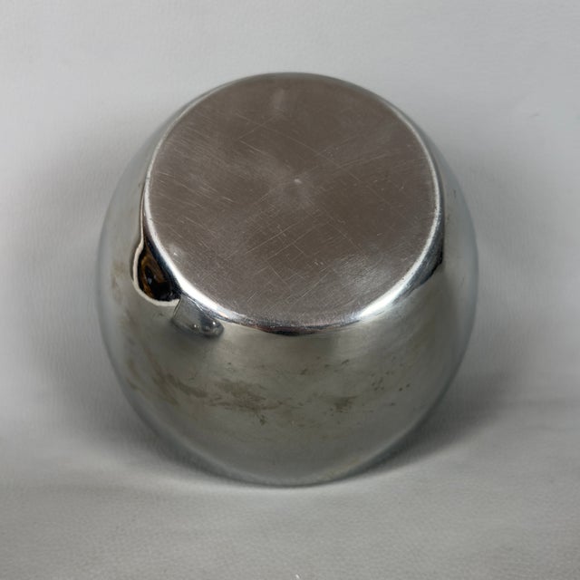Vintage Pear Stainless Steel Ice Bucket, 1970s For Sale - Image 6 of 9