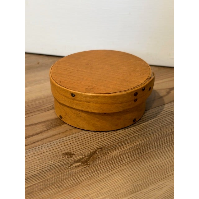 Late 19th Century Old Time Wooden Ware Small Primitive Pantry Box For Sale - Image 5 of 8