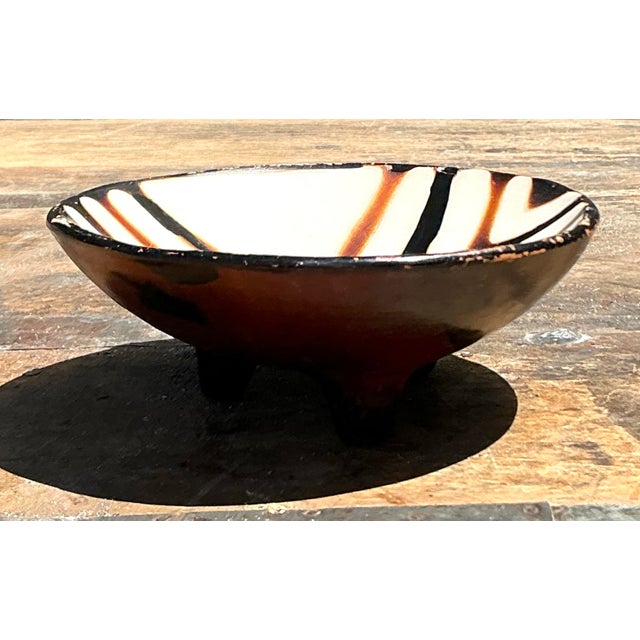 Vintage Original Studio Pottery Ring Dish For Sale - Image 12 of 12