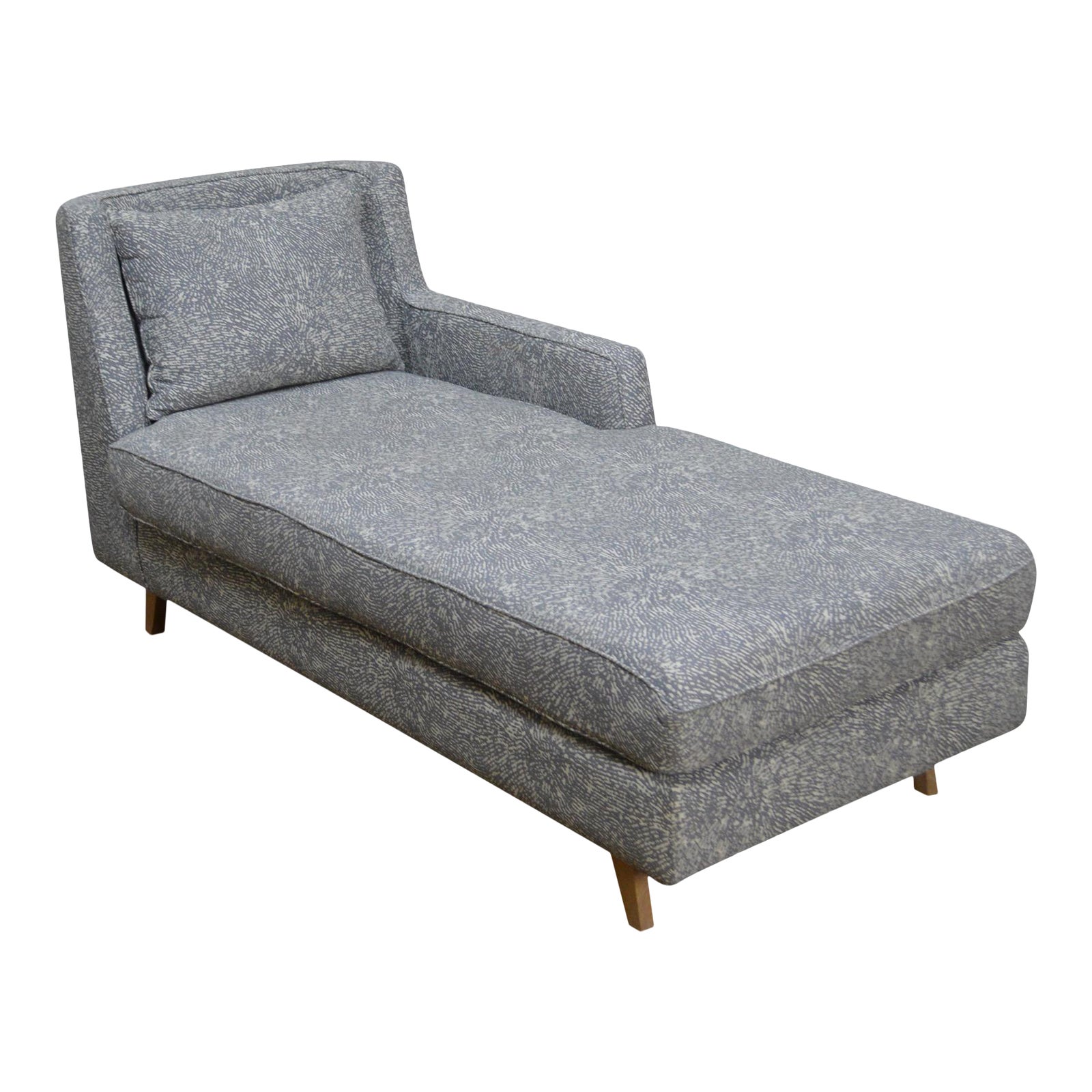 Wewood Custom Upholstered Crafted European Chaise Lounge Chairish