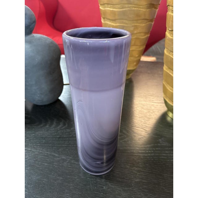 Large Glass Vase from Atelier Maure-Viel, 1970 For Sale - Image 4 of 9