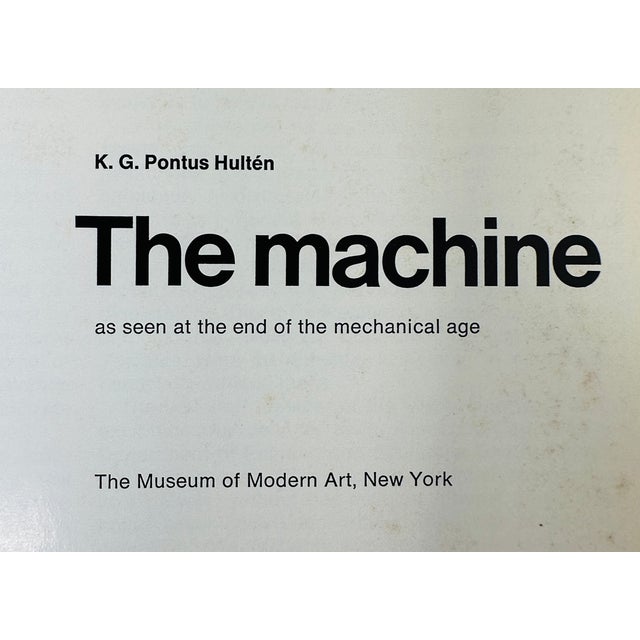 Metal 1968 the Machine as Seen at the End of the Mechanical Age MoMA Exhibition Catalog - Rare Metal Cover - k.g. Pontus Hulten 1st Ed For Sale - Image 7 of 13