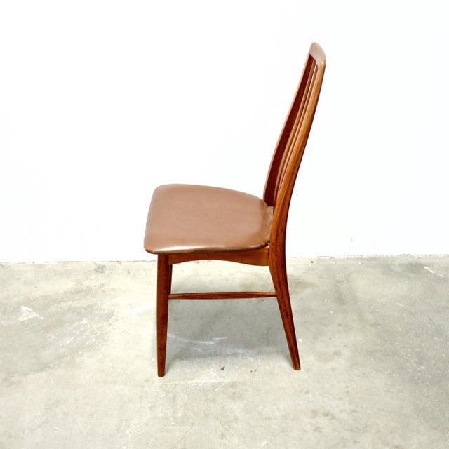 Koefoed Hornslet “Eva” Set of 4 Teak Dining Chairs For Sale - Image 9 of 17