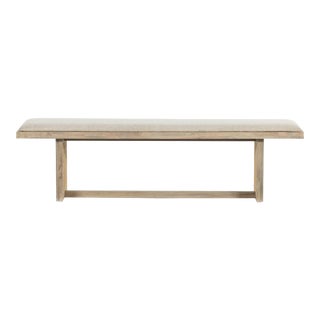 Four Hands Clarita Dining Bench - Thames Cream For Sale