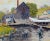 Impressionist Impressionist Boat Docks Pacific Grove Oil on Canvas 1950s For Sale - Image 3 of 5