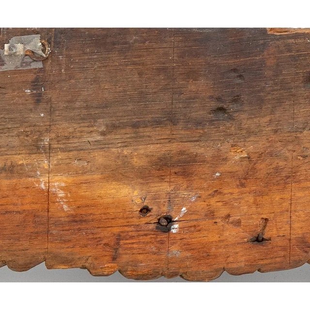 Antique Hand-Carved Giltwood Cherub Architectural Fragment – Baroque Style Wall Ornament For Sale In Los Angeles - Image 6 of 6